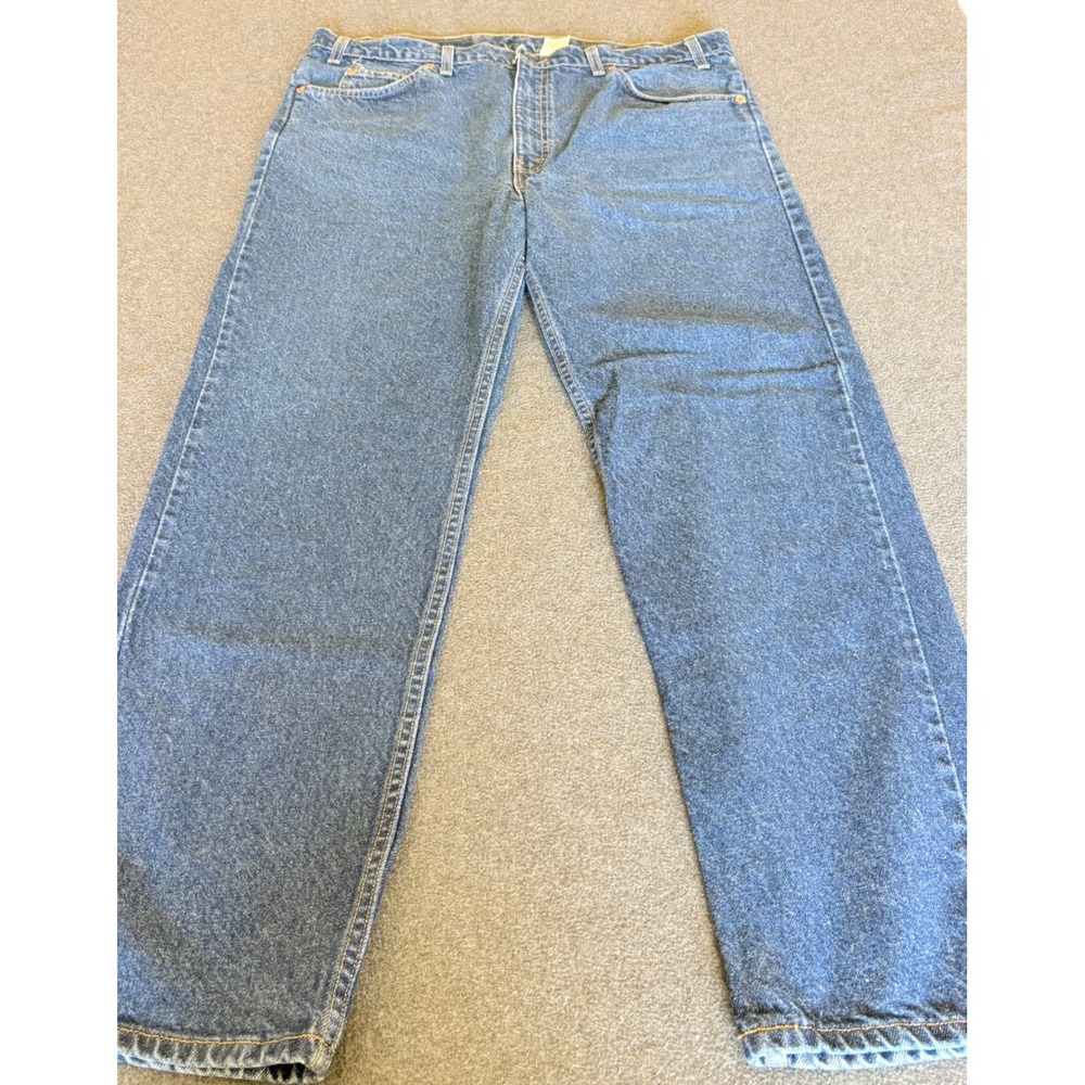 Levi's 505 Vintage 90s Orange Tab Regular Fit Jeans Blue Denim W40 (39) L30